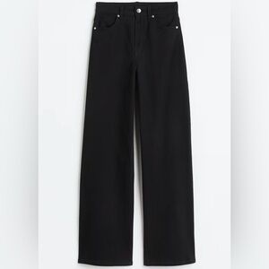 H&M Black High-Waist Pants